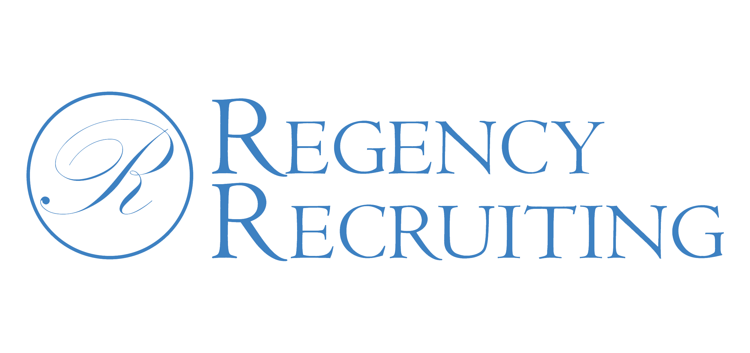 Regency Recruiting Stacked Logo Transparent